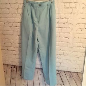Pleated High Waist Trousers
